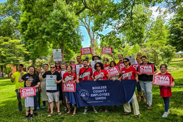 Picture of organizing committee members at a picnic